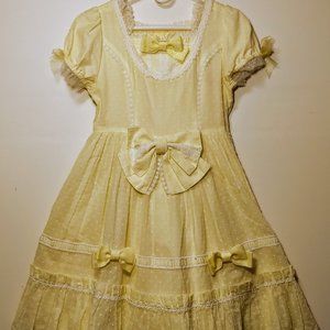 Baby the Stars Shine Bright Pale Yellow Dress